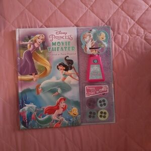 🎉S-HP🎉 📚🎨 3/$15 *NEW* Disney Princess Movie Theater Book